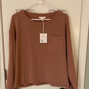 LC Lauren Conrad Pink Crew Neck Sweater